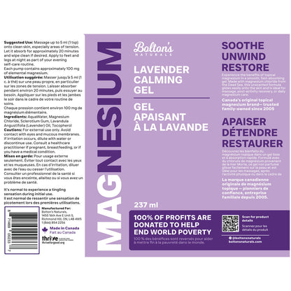 Magnesium Gel with Lavender